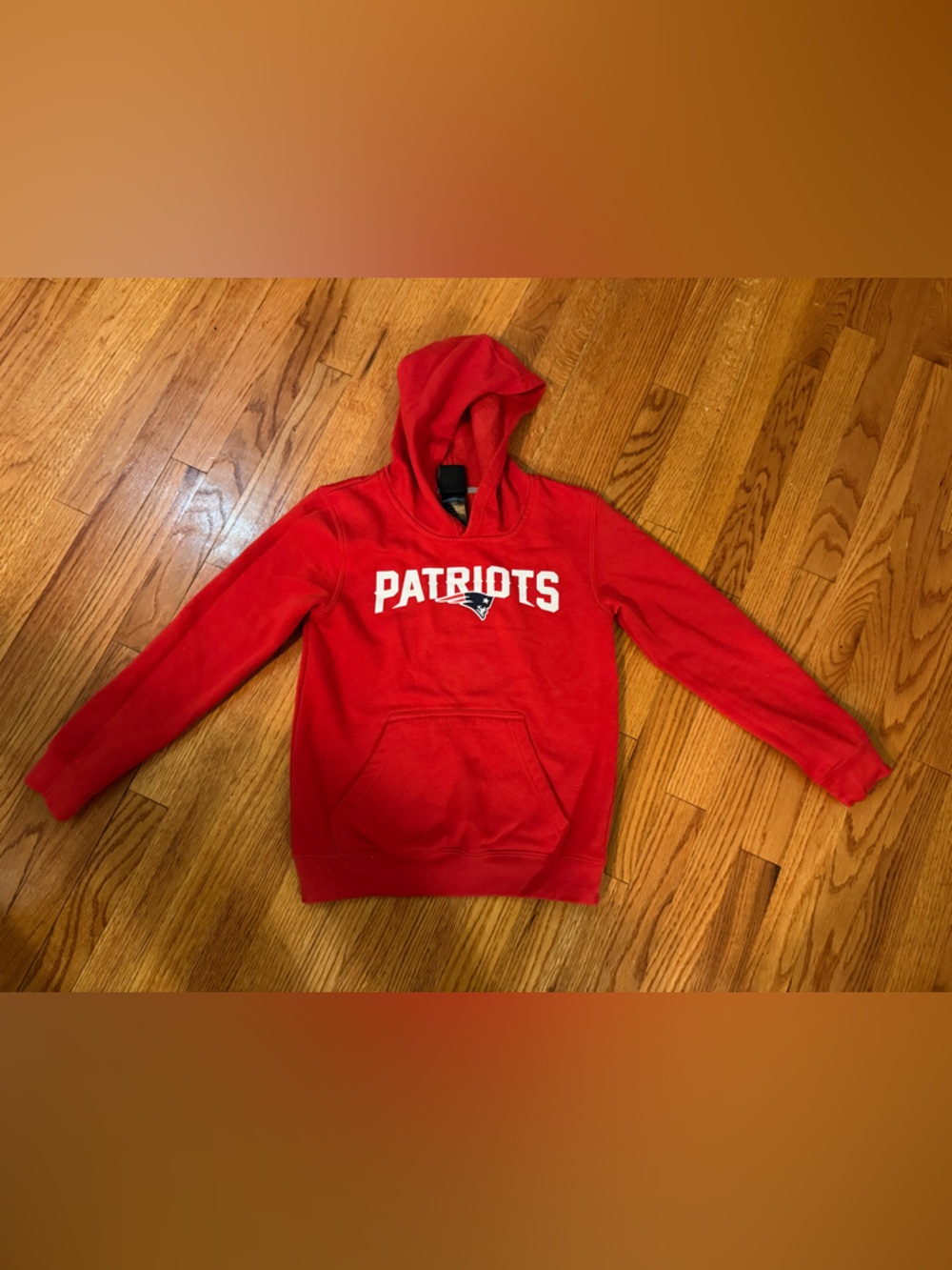 Authentic New England Patriots Youth Kids M hoodie Sweatshirt